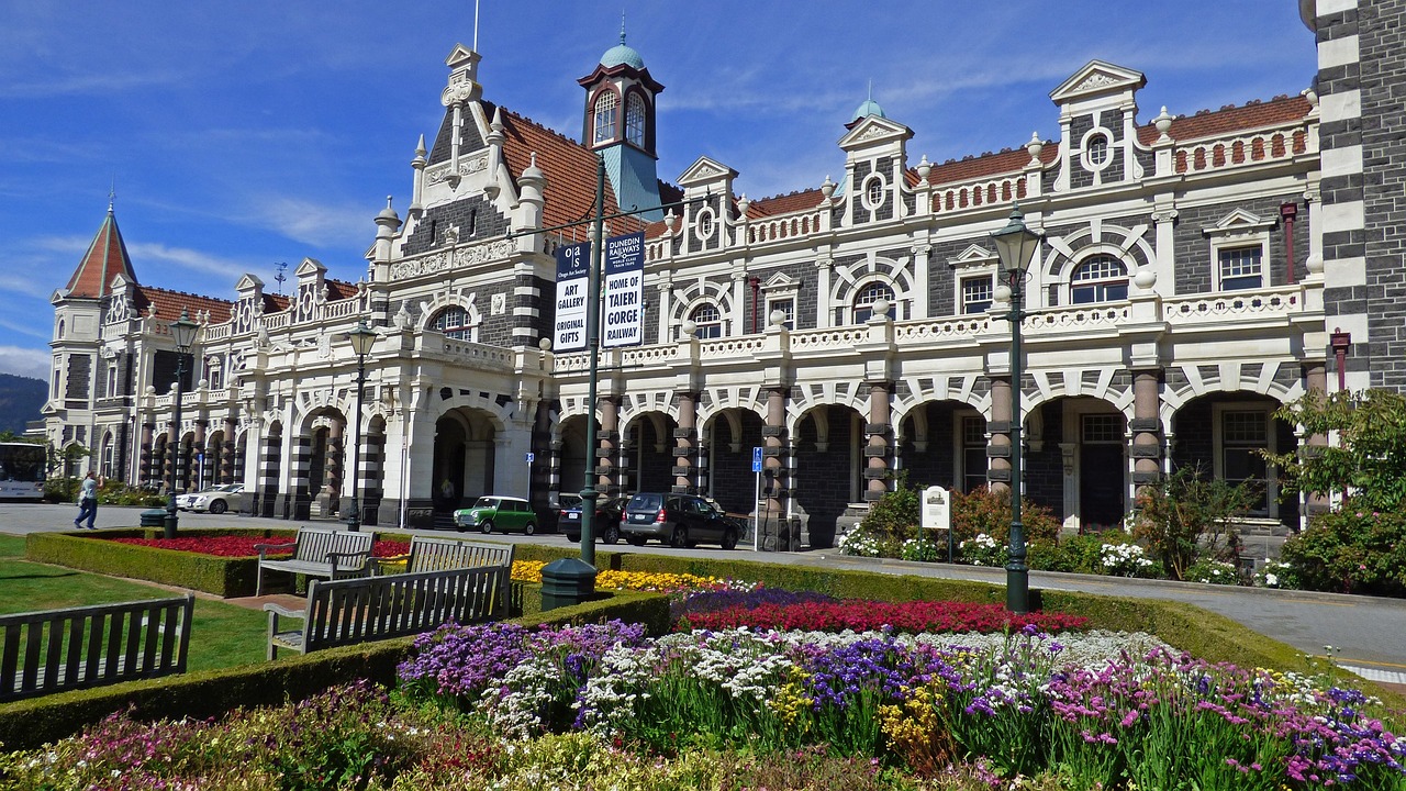 Altes Bahnhofsgebäude in Dunedin